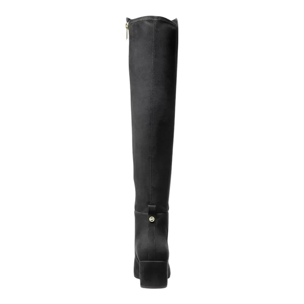 Michael Kors Women's Braden Over The Knee Block Heel Boots Black Size 10